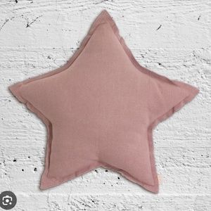 Numero 74 dusty pink star cushion